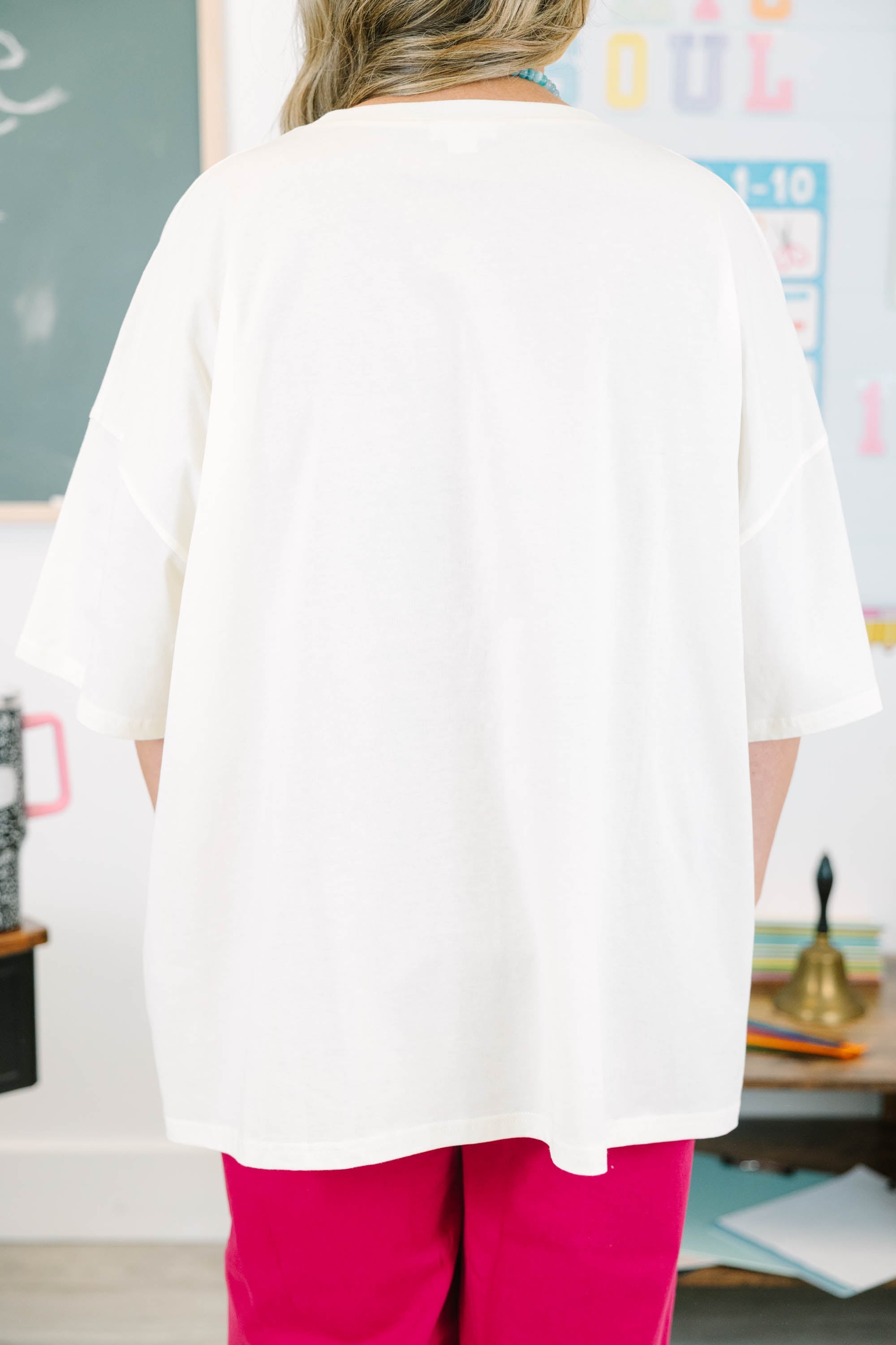 Friyay Boyfriend Tee, Ivory