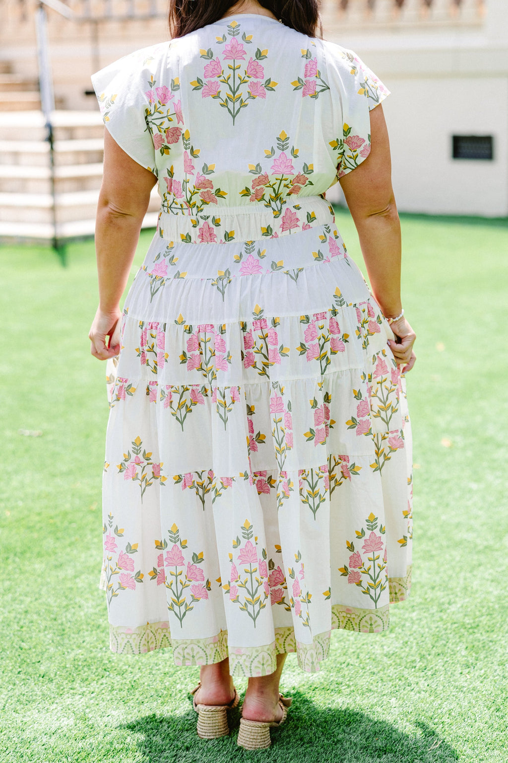 Frolicking In The Countryside Dress, Cream