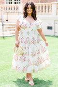 Frolicking In The Countryside Dress, Cream