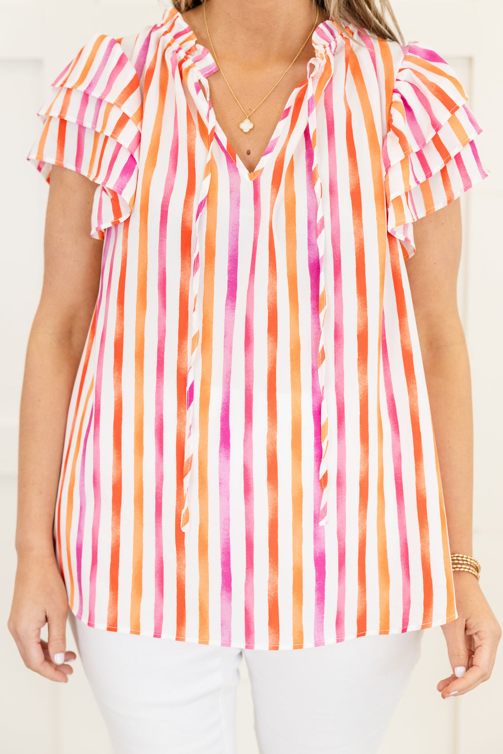 Fun At The Fair Top, Magenta-Orange