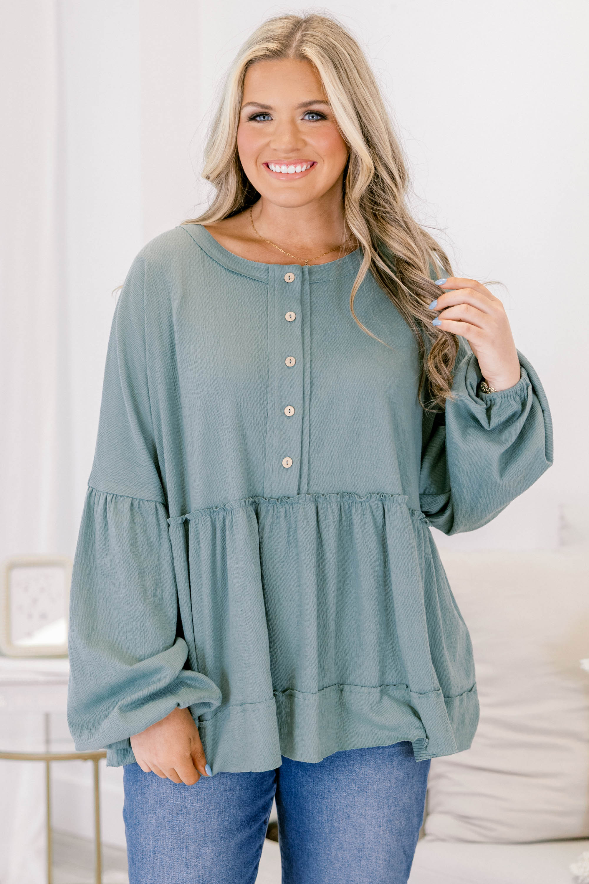 Fun At The Orchard Top, Dusty Green