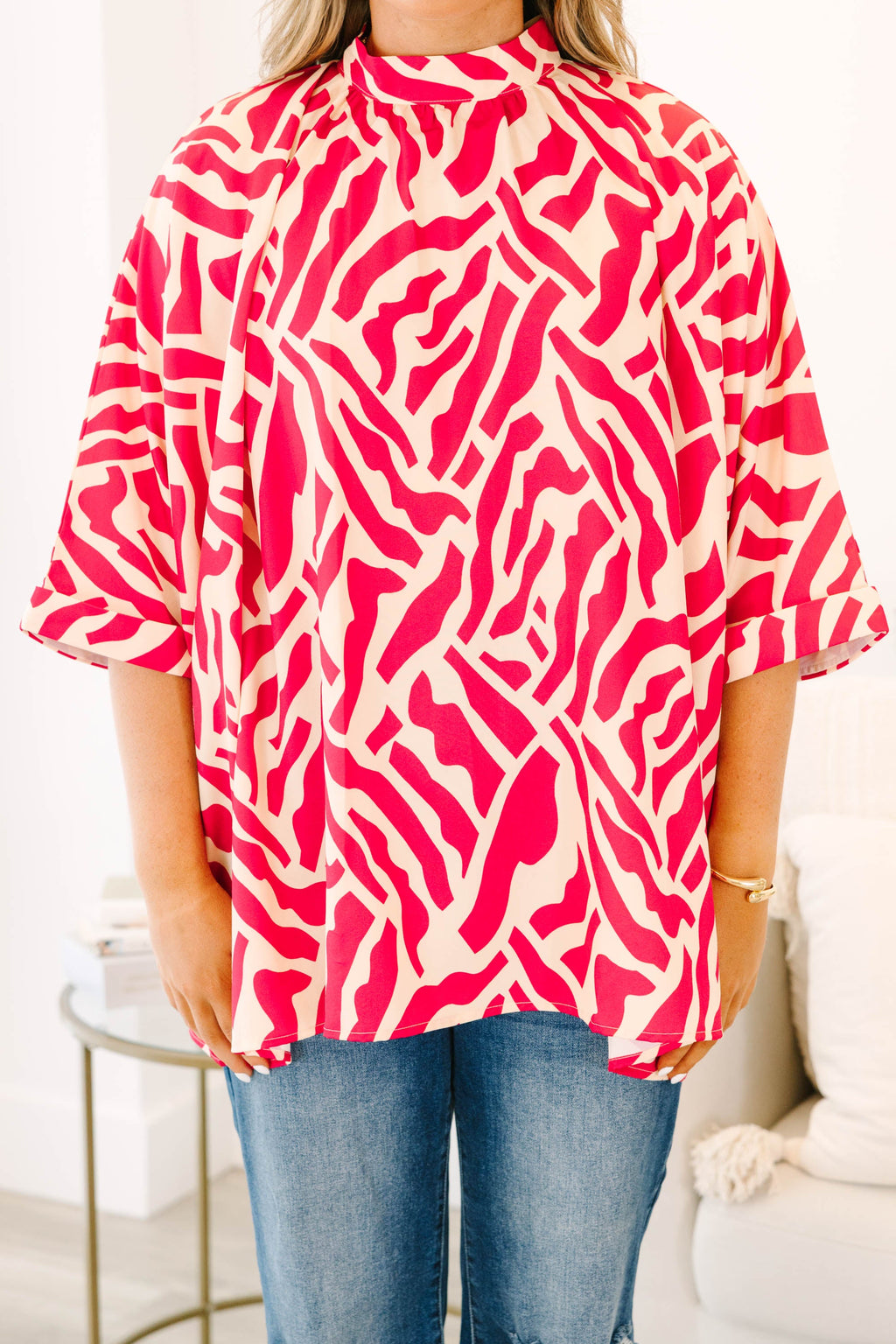 Gallery Glamour Top, Pink