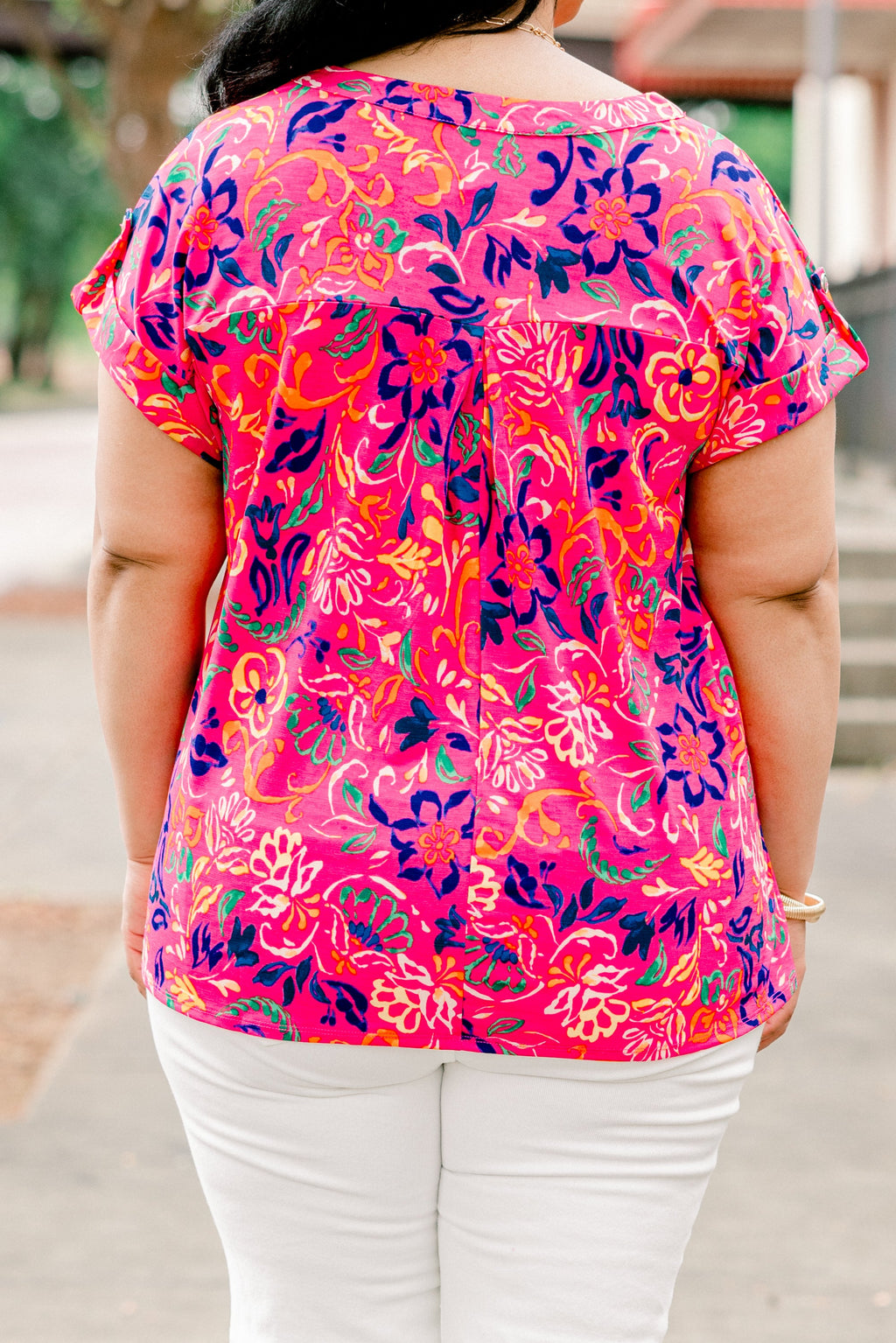Garden Of Peace Top, Pink