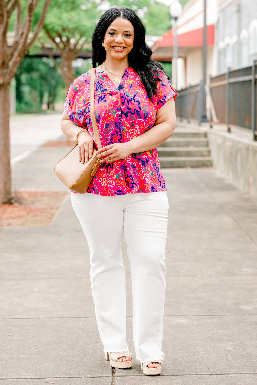 Garden Of Peace Top, Pink