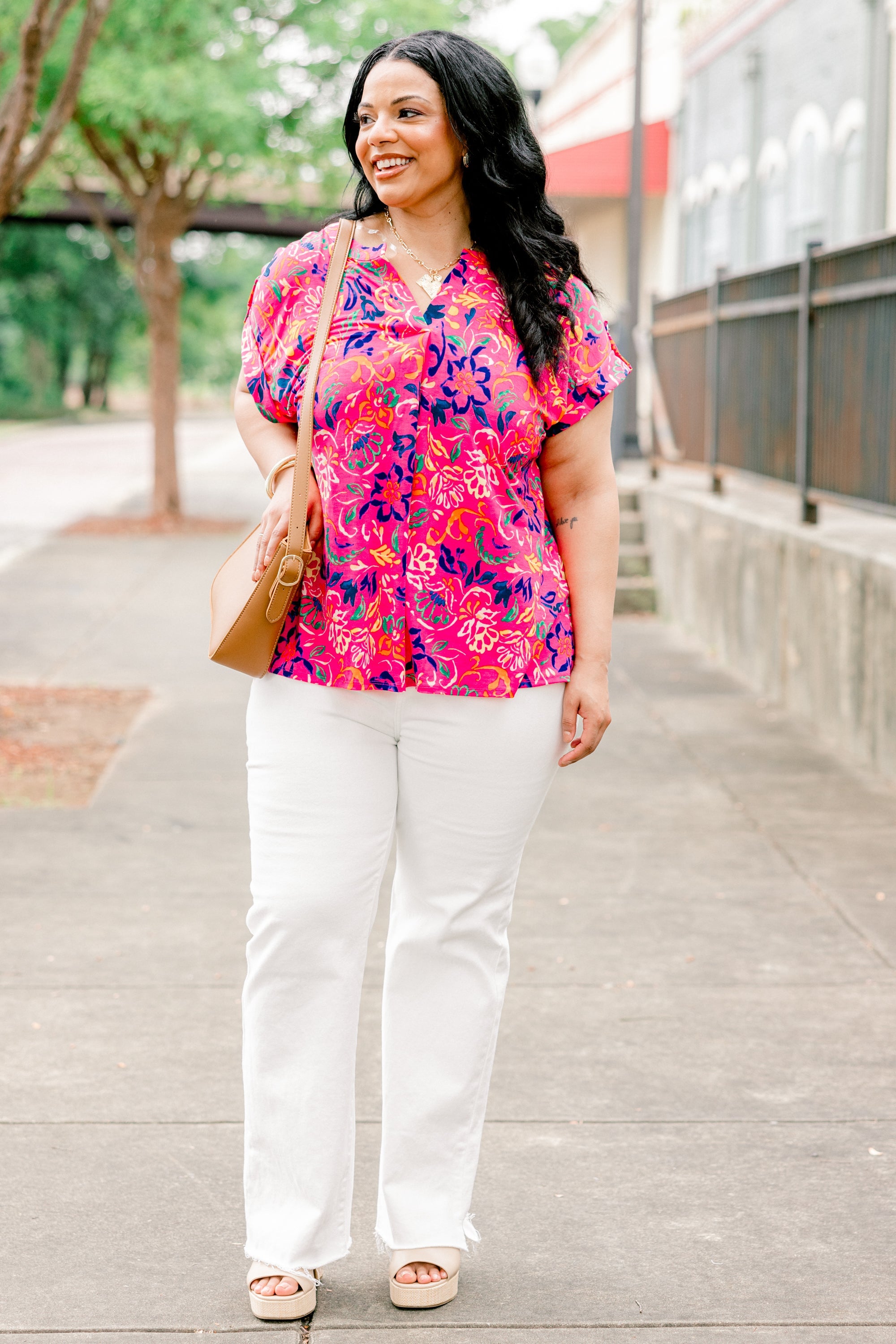 Garden Of Peace Top, Pink