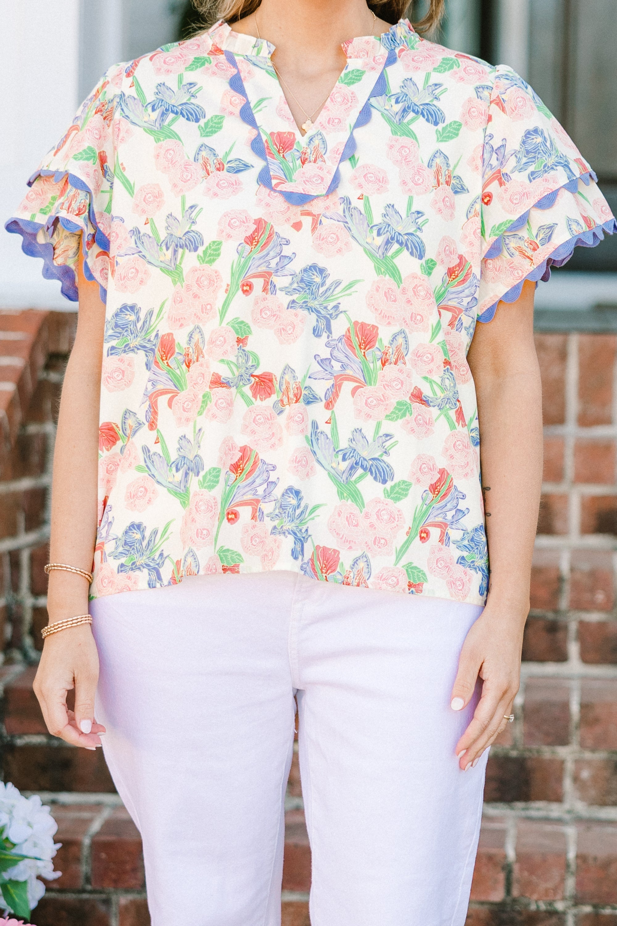 Setting The Scene Top, Periwinkle