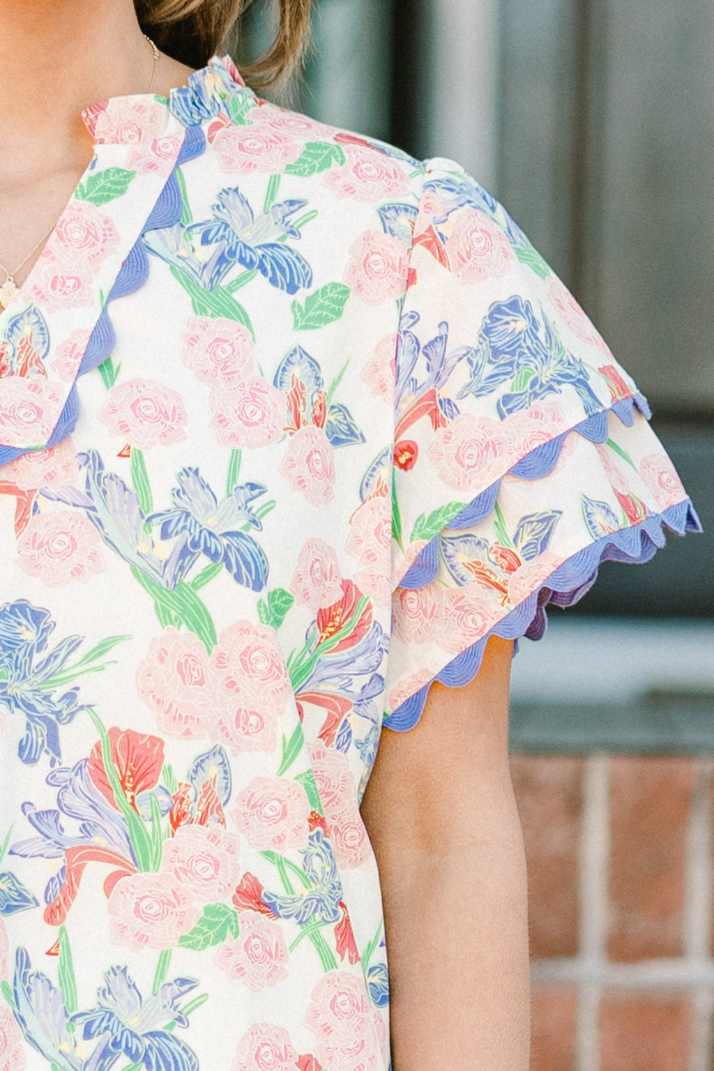 Setting The Scene Top, Periwinkle