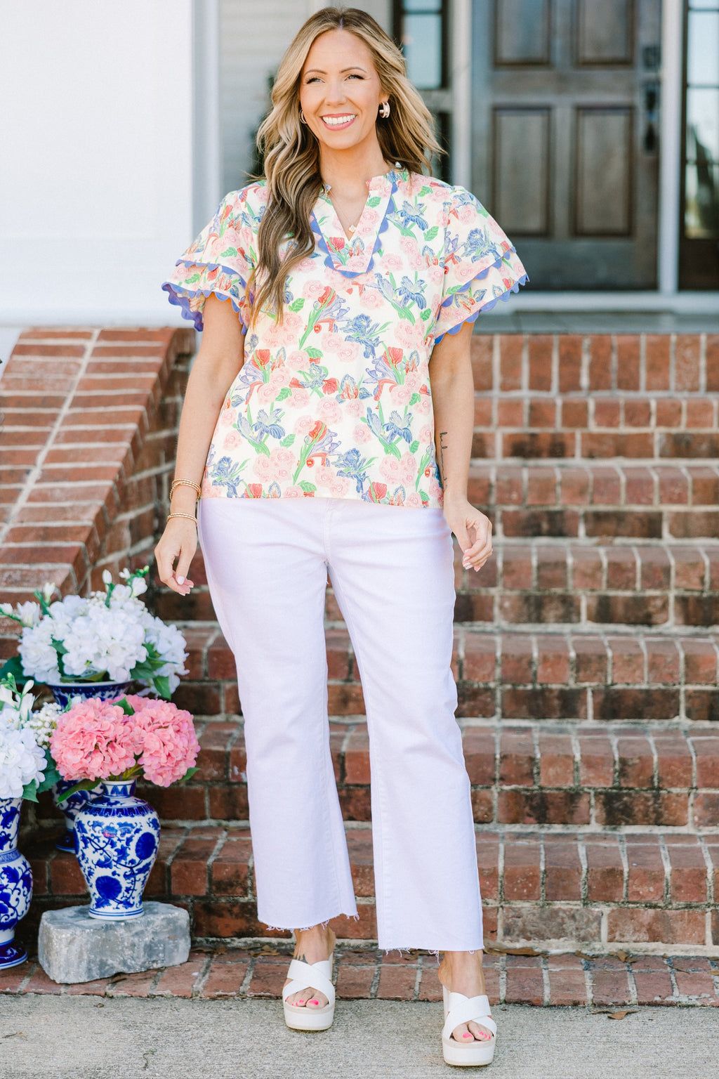 Setting The Scene Top, Periwinkle