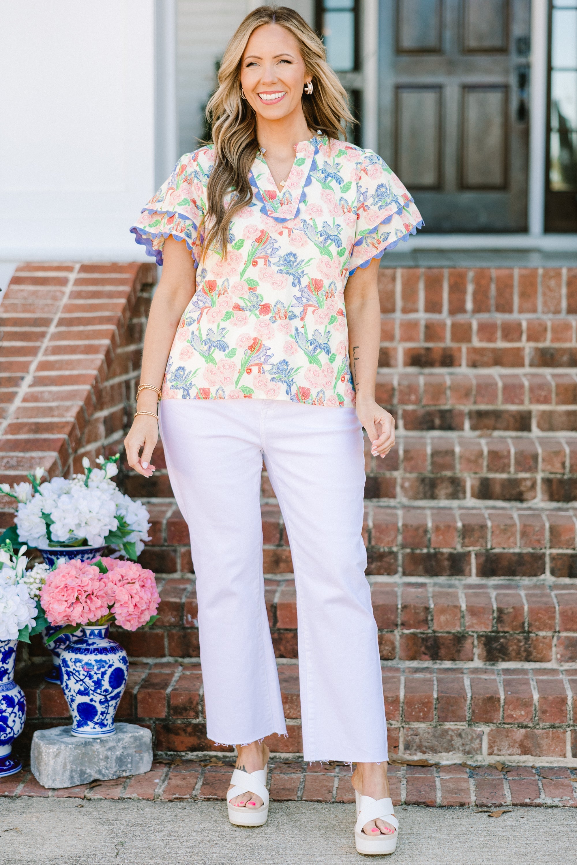 Setting The Scene Top, Periwinkle