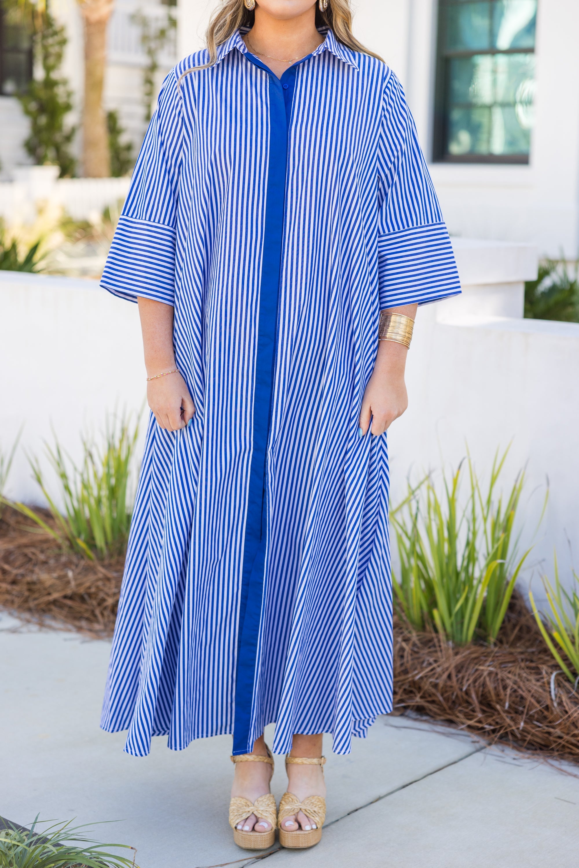 Get A Move On Dress, Blue