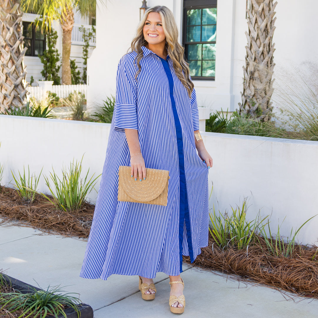 Get A Move On Dress, Blue