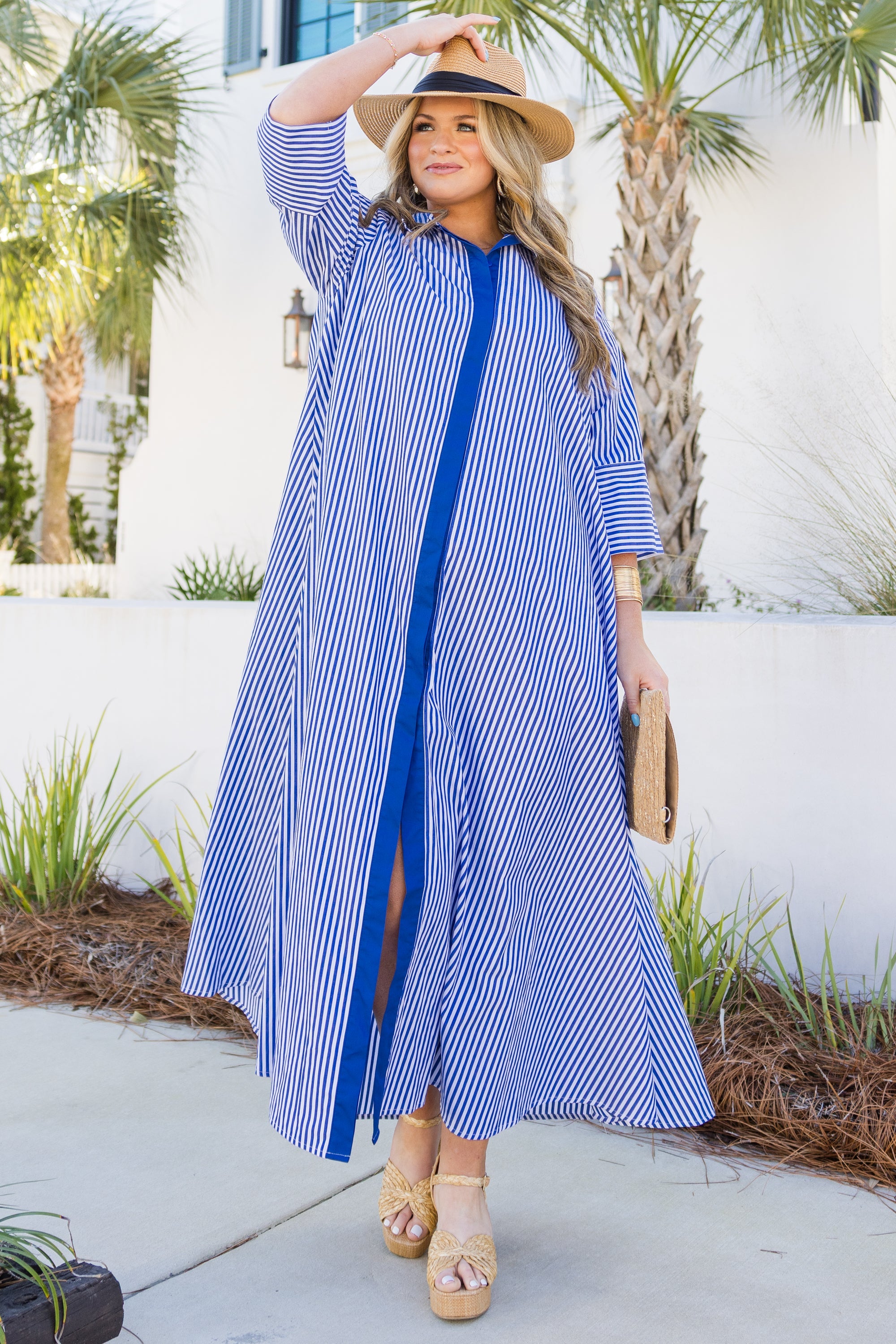 Get A Move On Dress, Blue