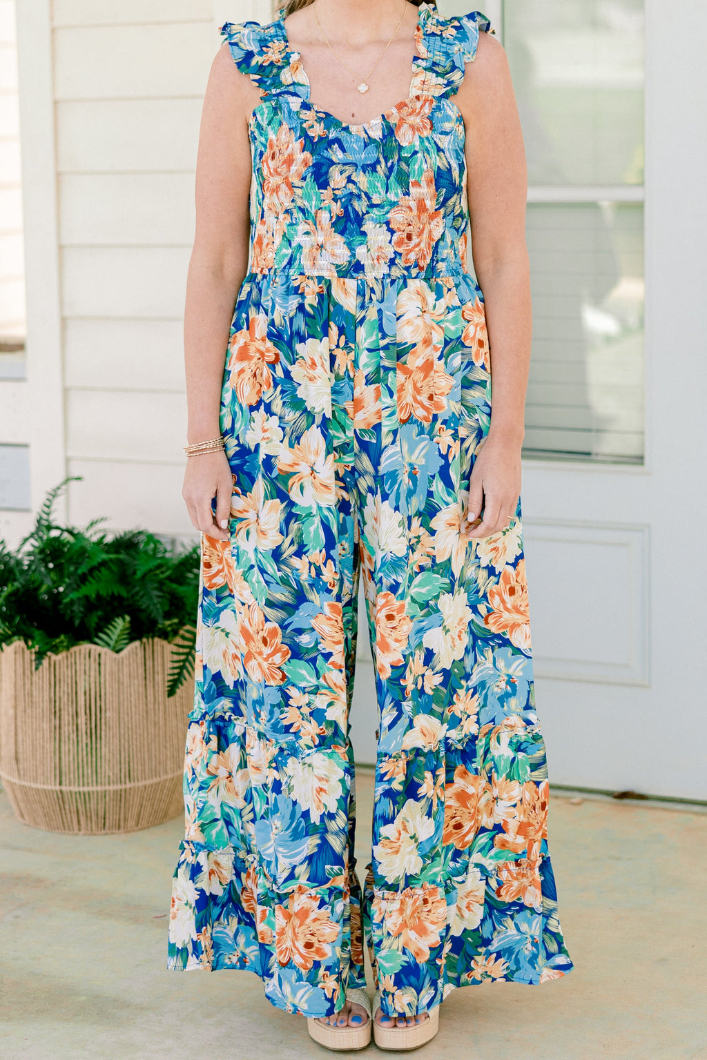 Get To Know You Jumpsuit, Navy
