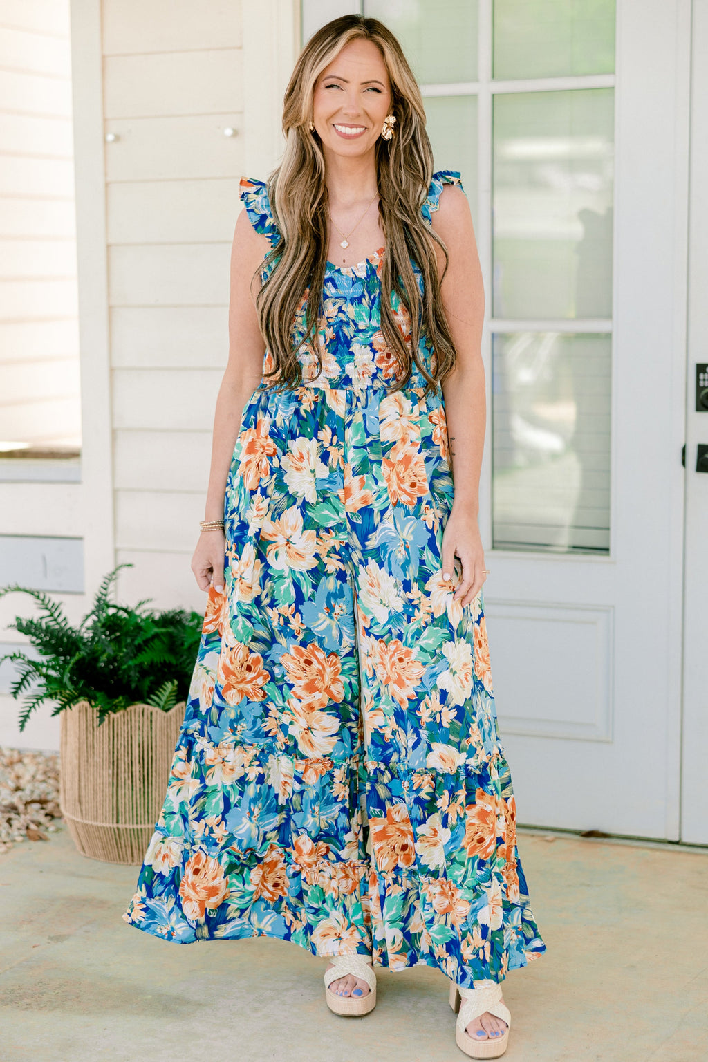 Get To Know You Jumpsuit, Navy