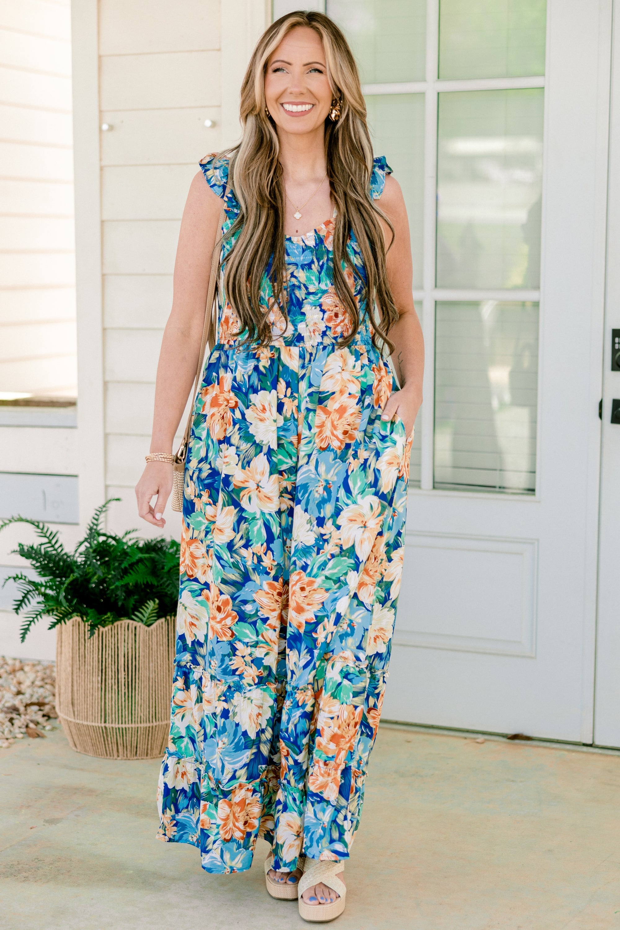 Get To Know You Jumpsuit, Navy