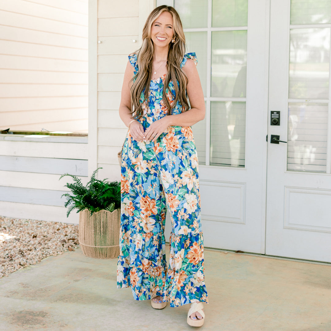 Get To Know You Jumpsuit, Navy