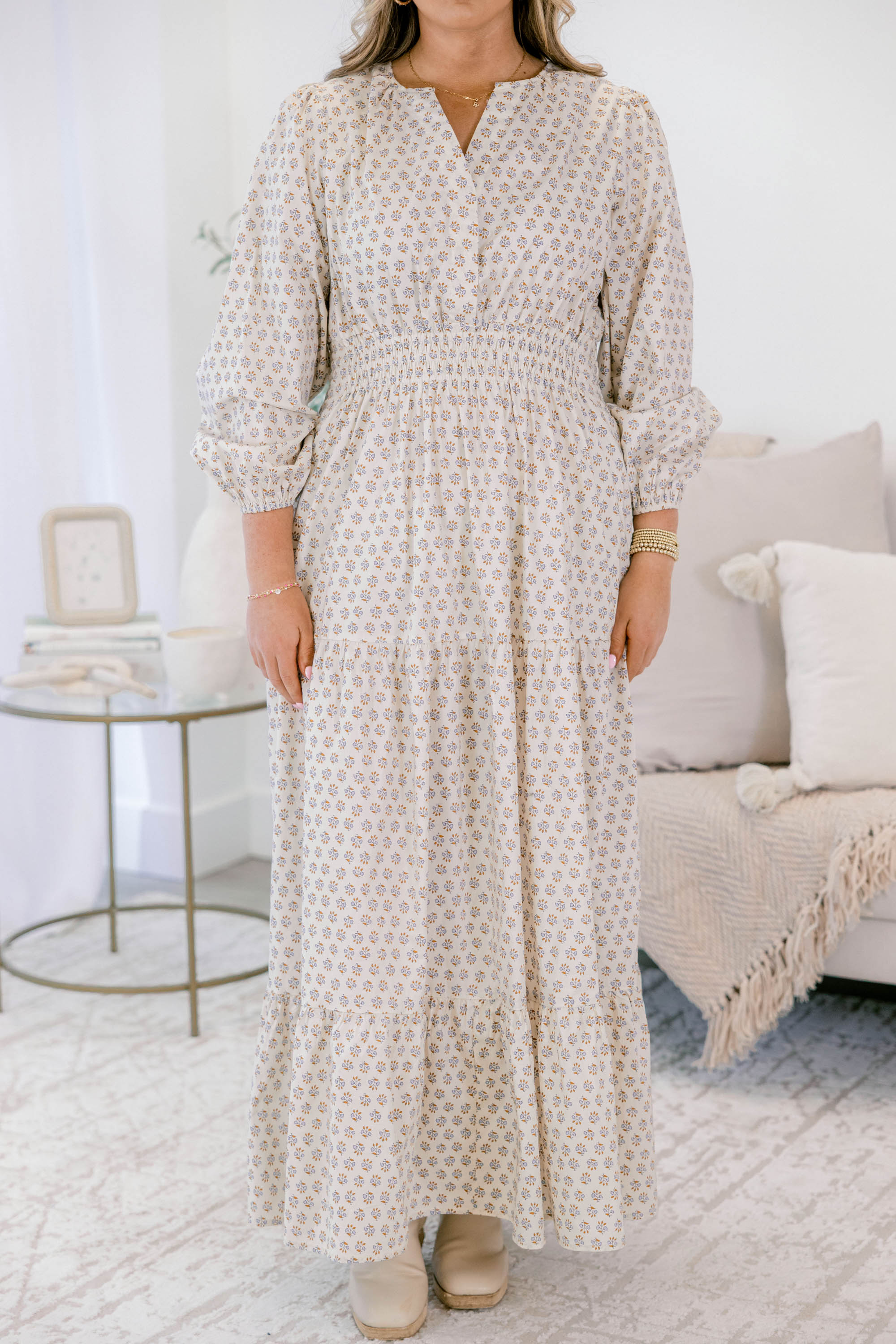 Gift Of Grace Maxi Dress, Cream