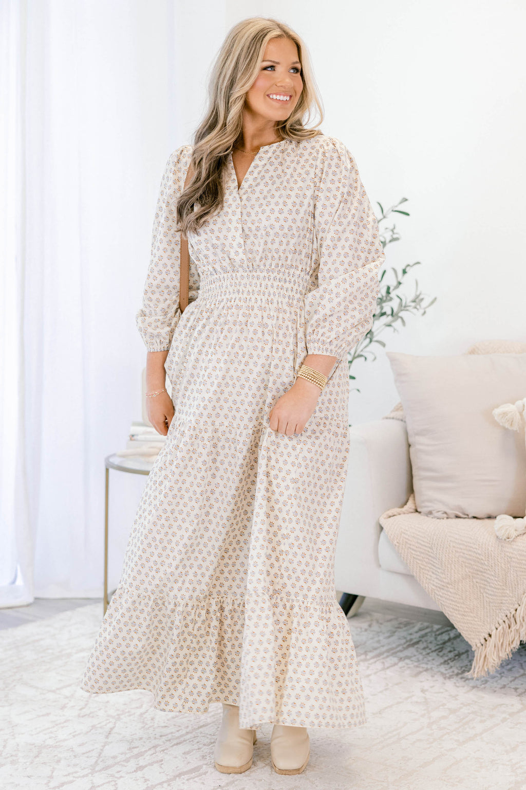 Gift Of Grace Maxi Dress, Cream