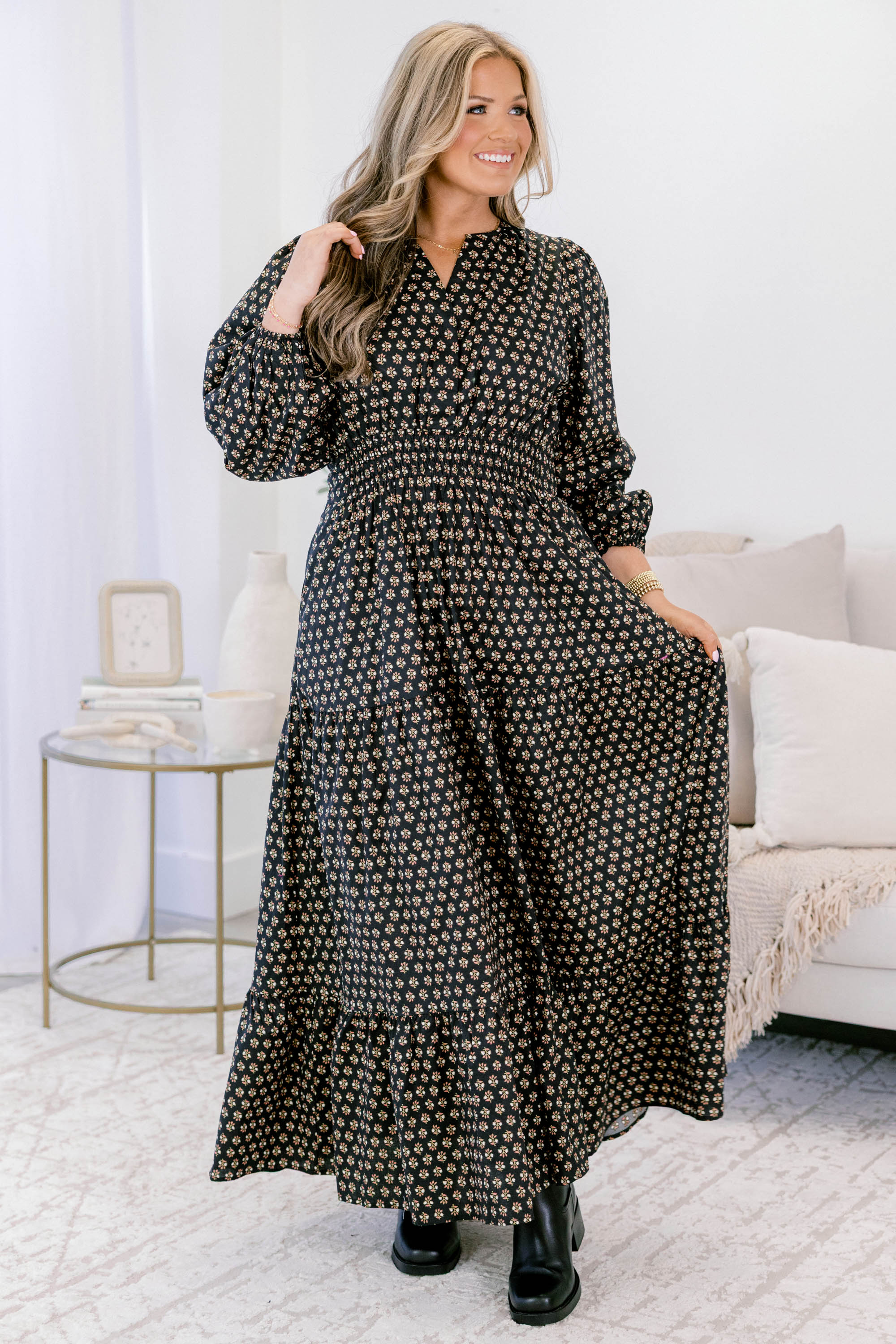 Gift Of Grace Maxi Dress, Black