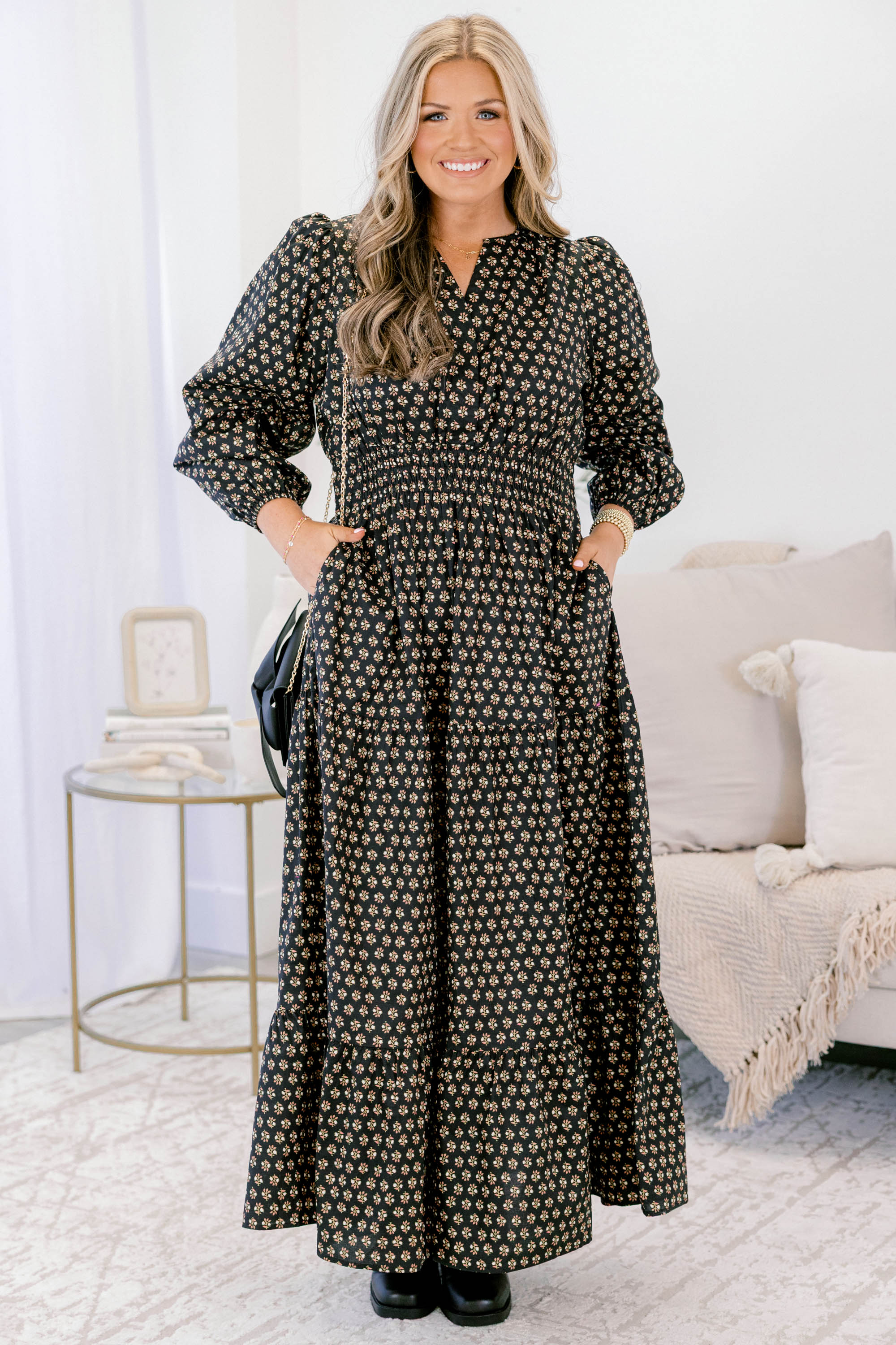 Gift Of Grace Maxi Dress, Black