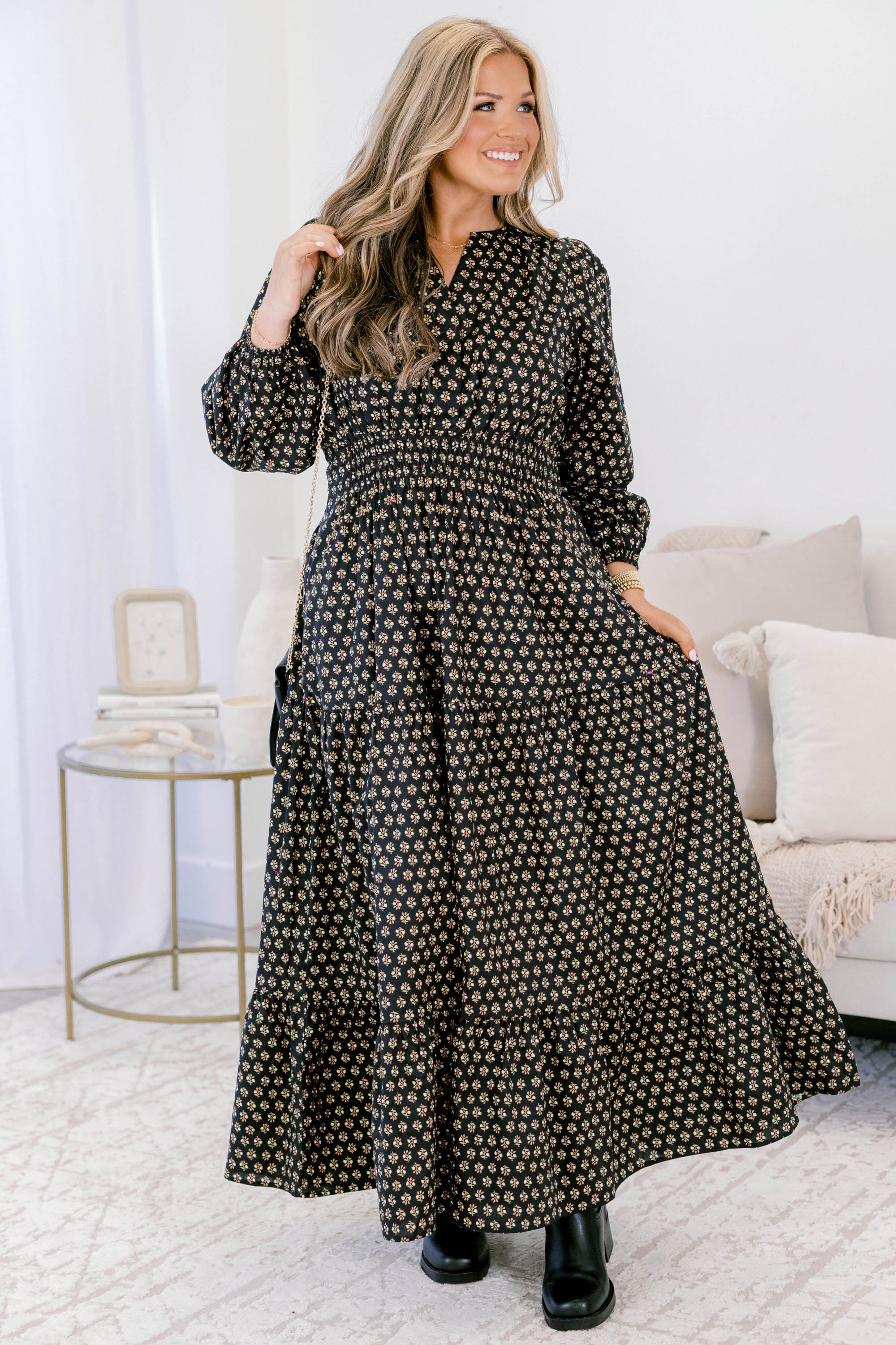 Gift Of Grace Maxi Dress, Black