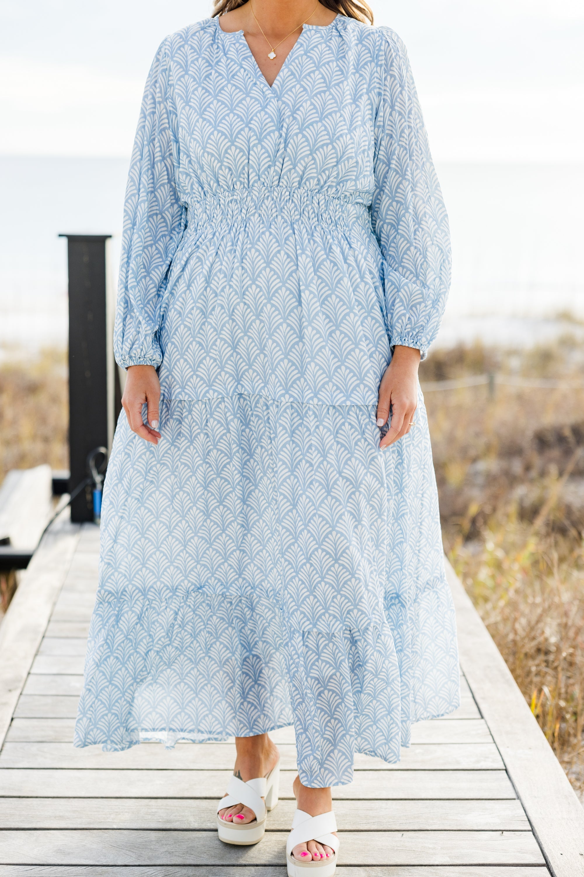 Gift Of Grace Maxi Dress, Blue