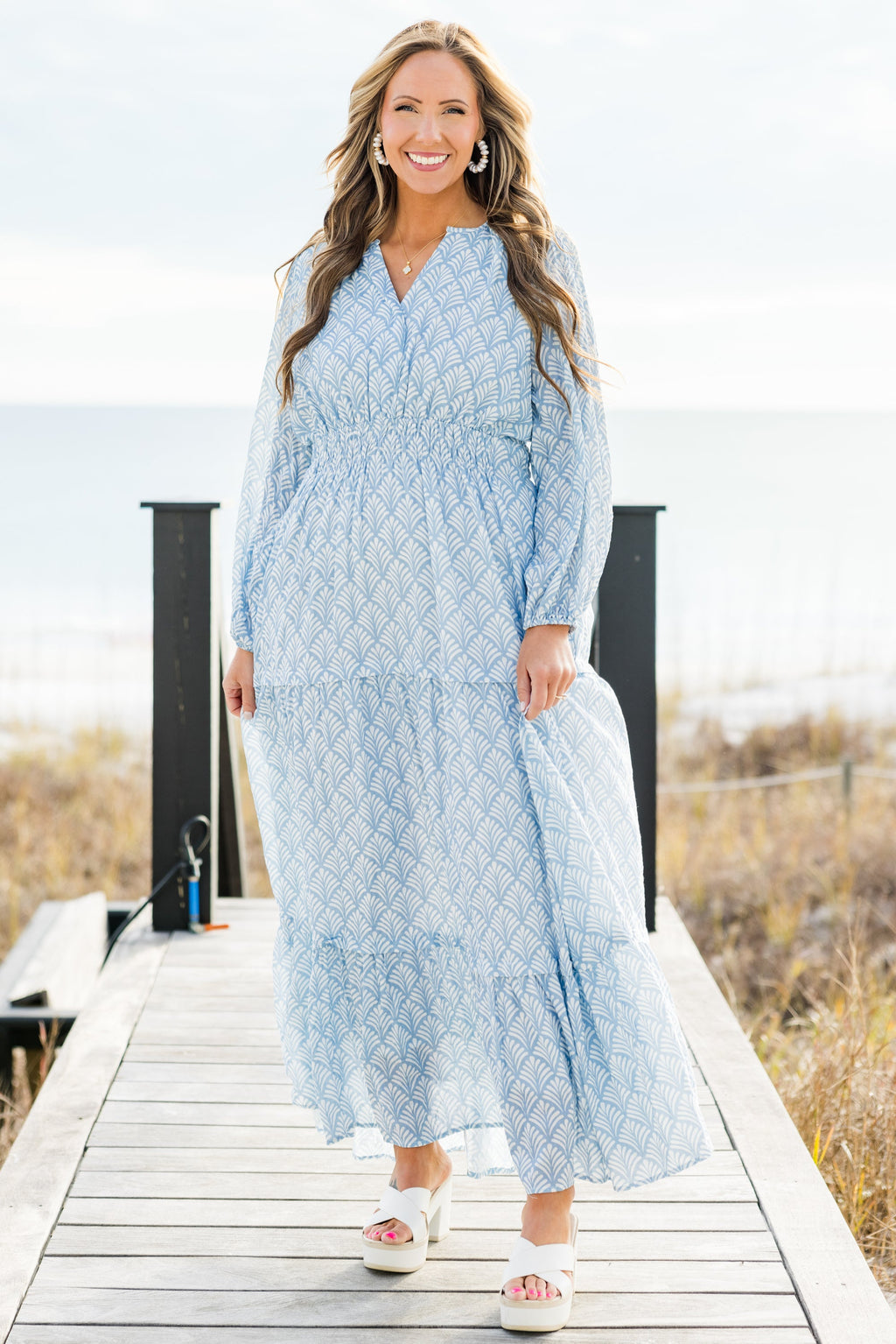 Gift Of Grace Maxi Dress, Blue