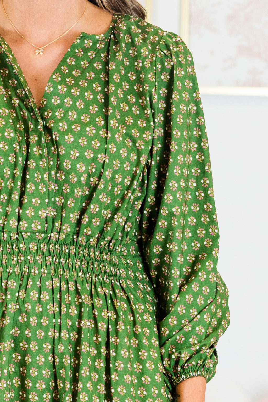 Gift Of Grace Maxi Dress, Green
