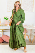 Gift Of Grace Maxi Dress, Green