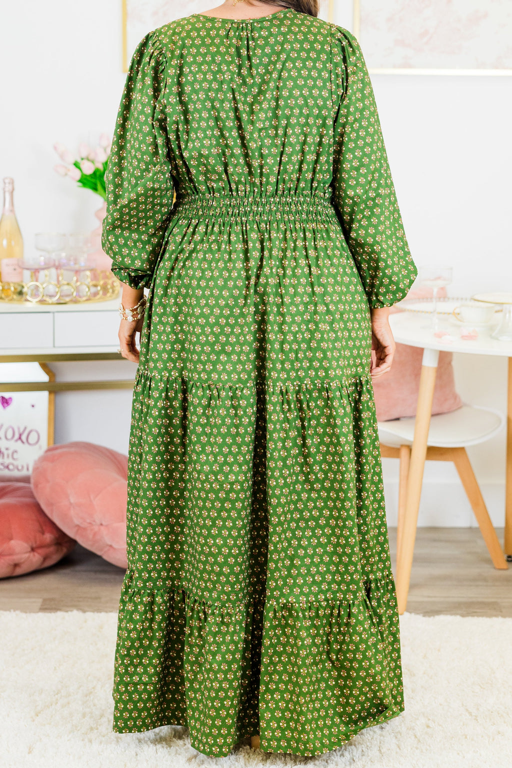 Gift Of Grace Maxi Dress, Green