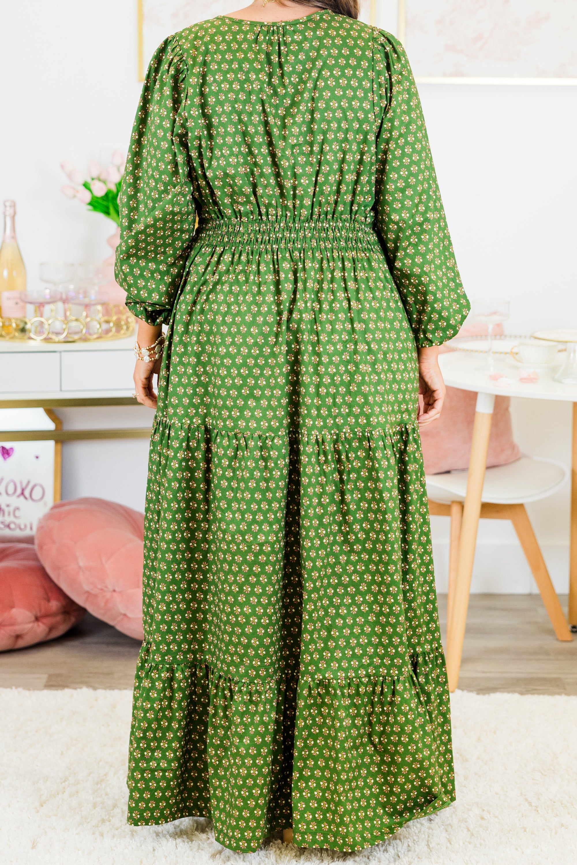 Gift Of Grace Maxi Dress, Green