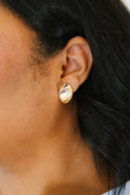 Gilded Glow Earrings, Gold