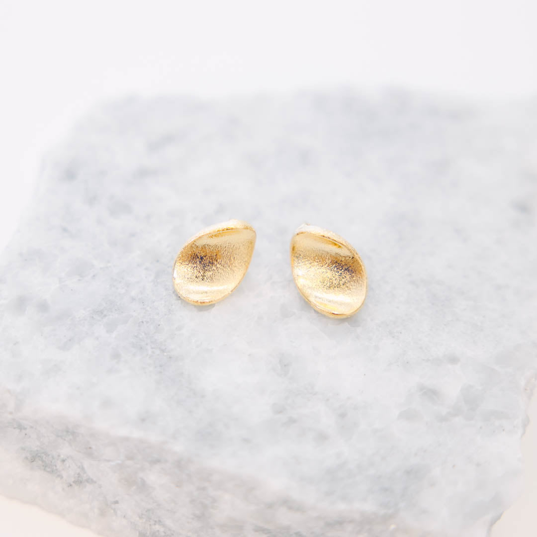 Gilded Glow Earrings, Gold