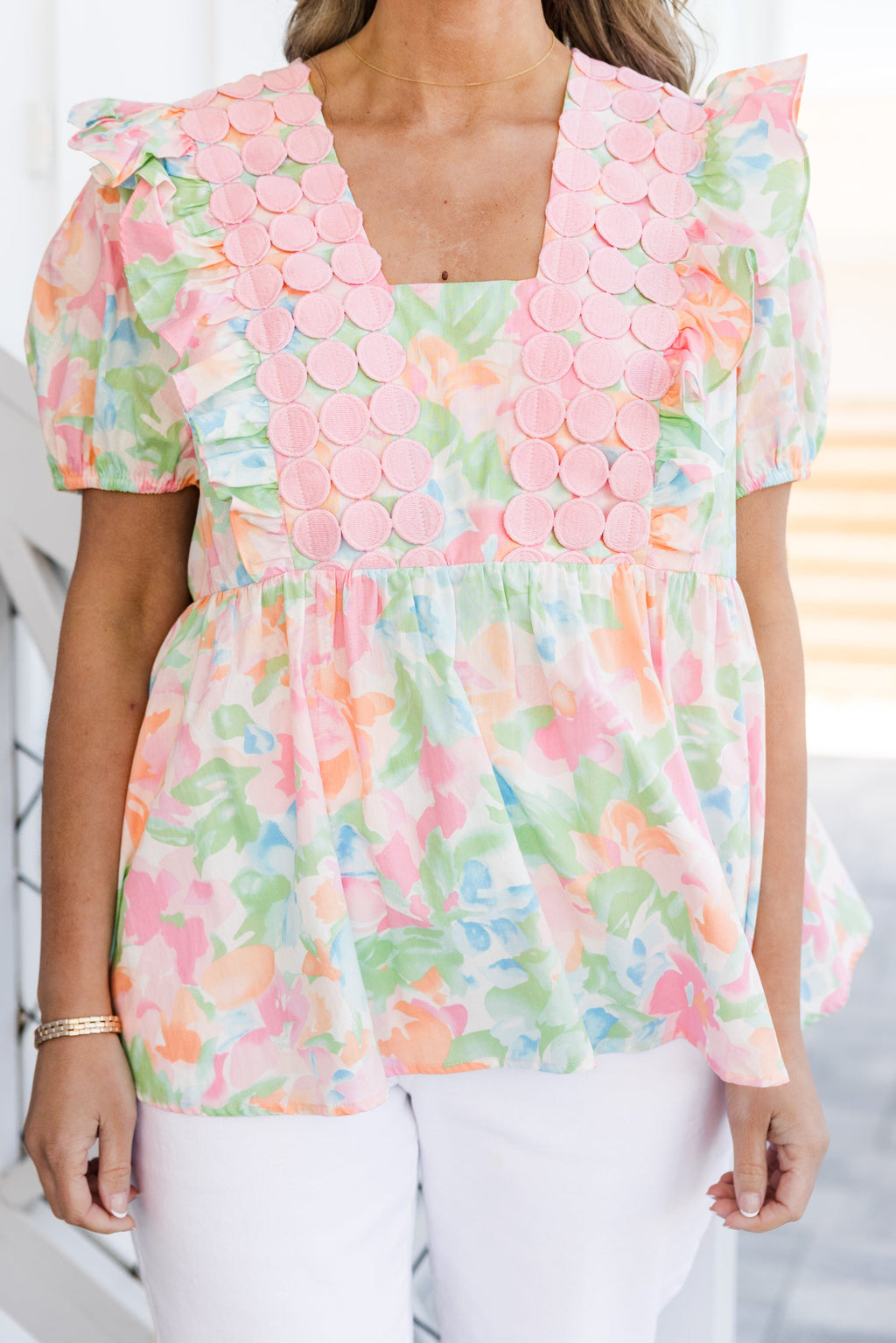 Girl's Lunch Top, Pink