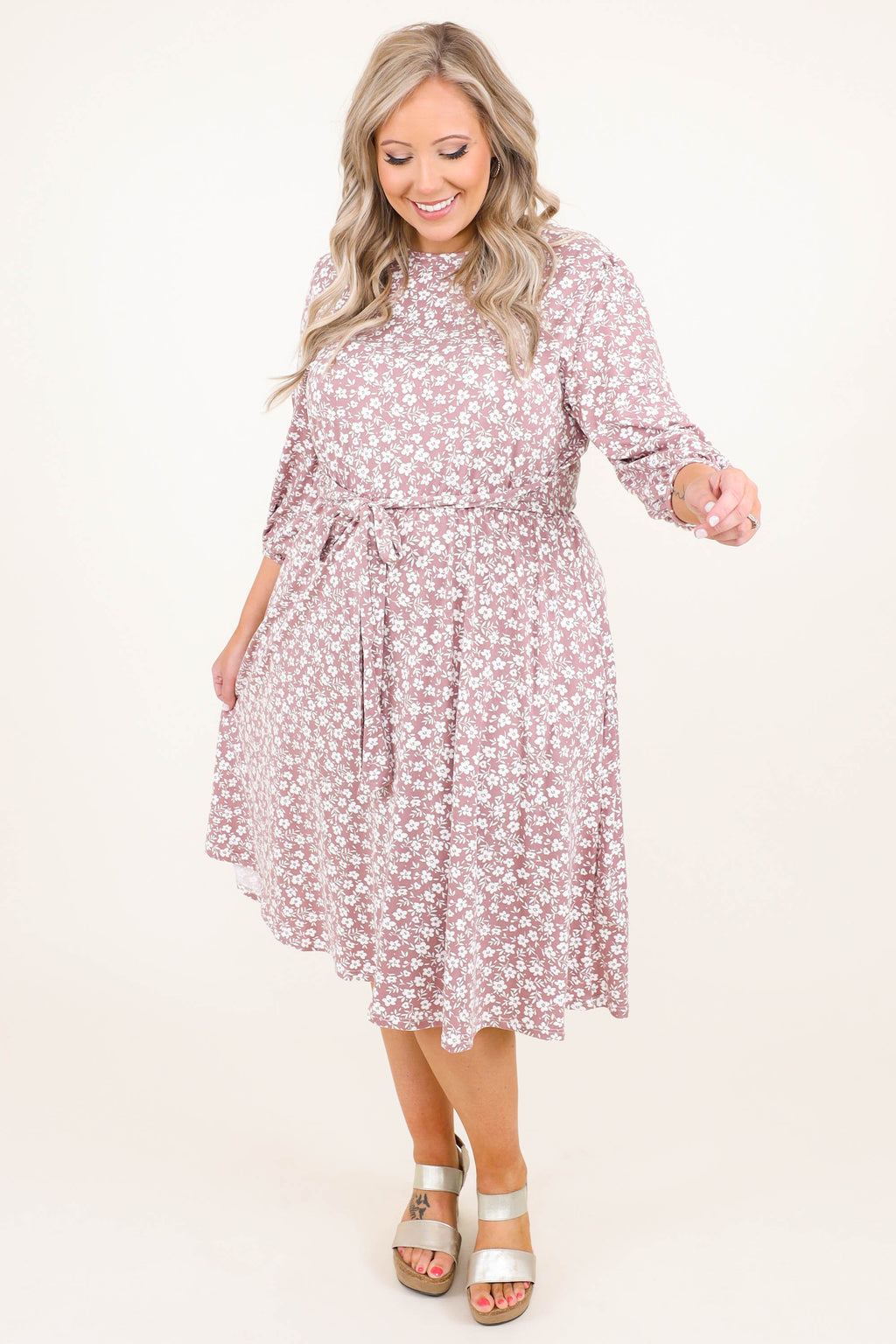 Give It Up For Me Dress, Mauve
