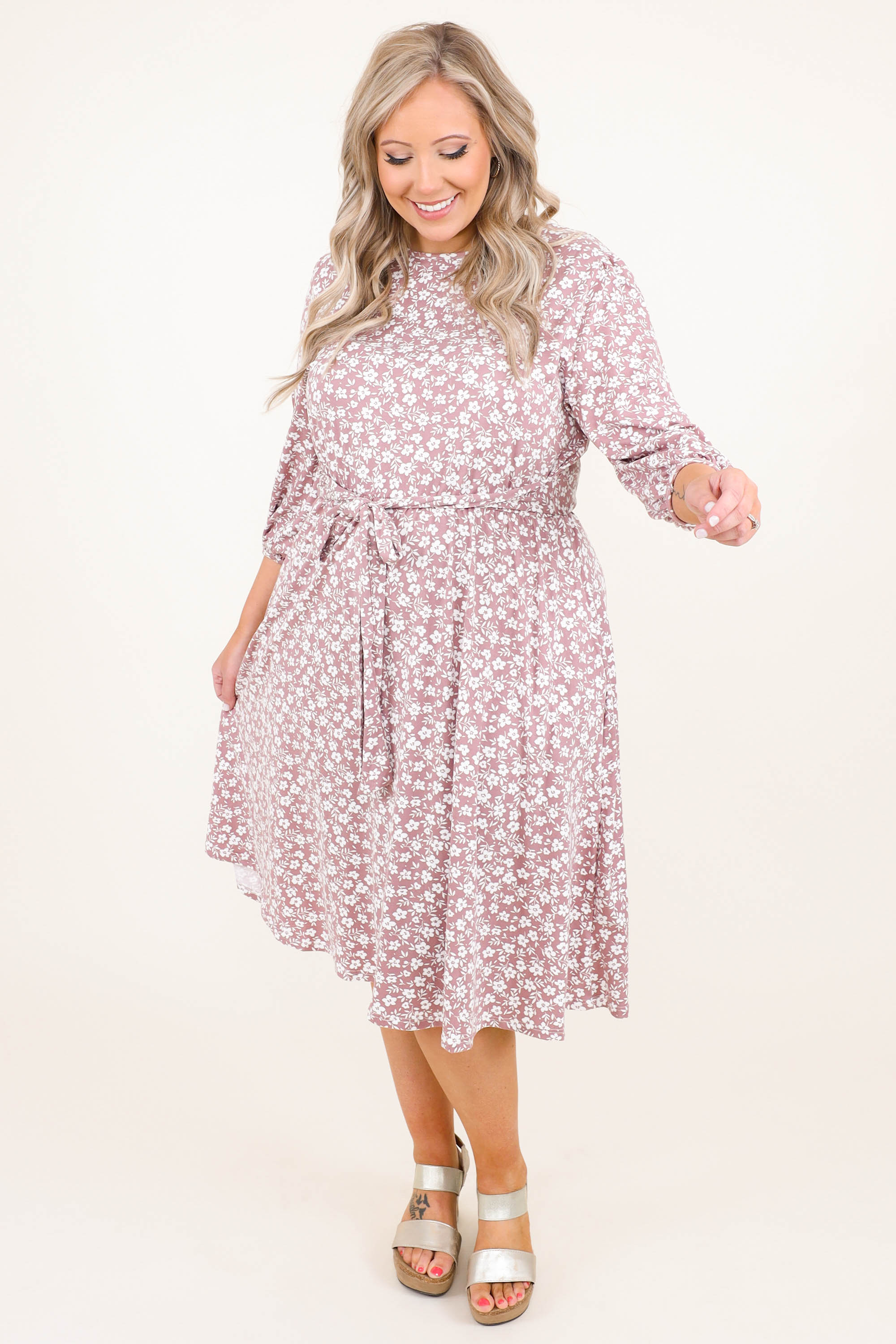 Give It Up For Me Dress, Mauve