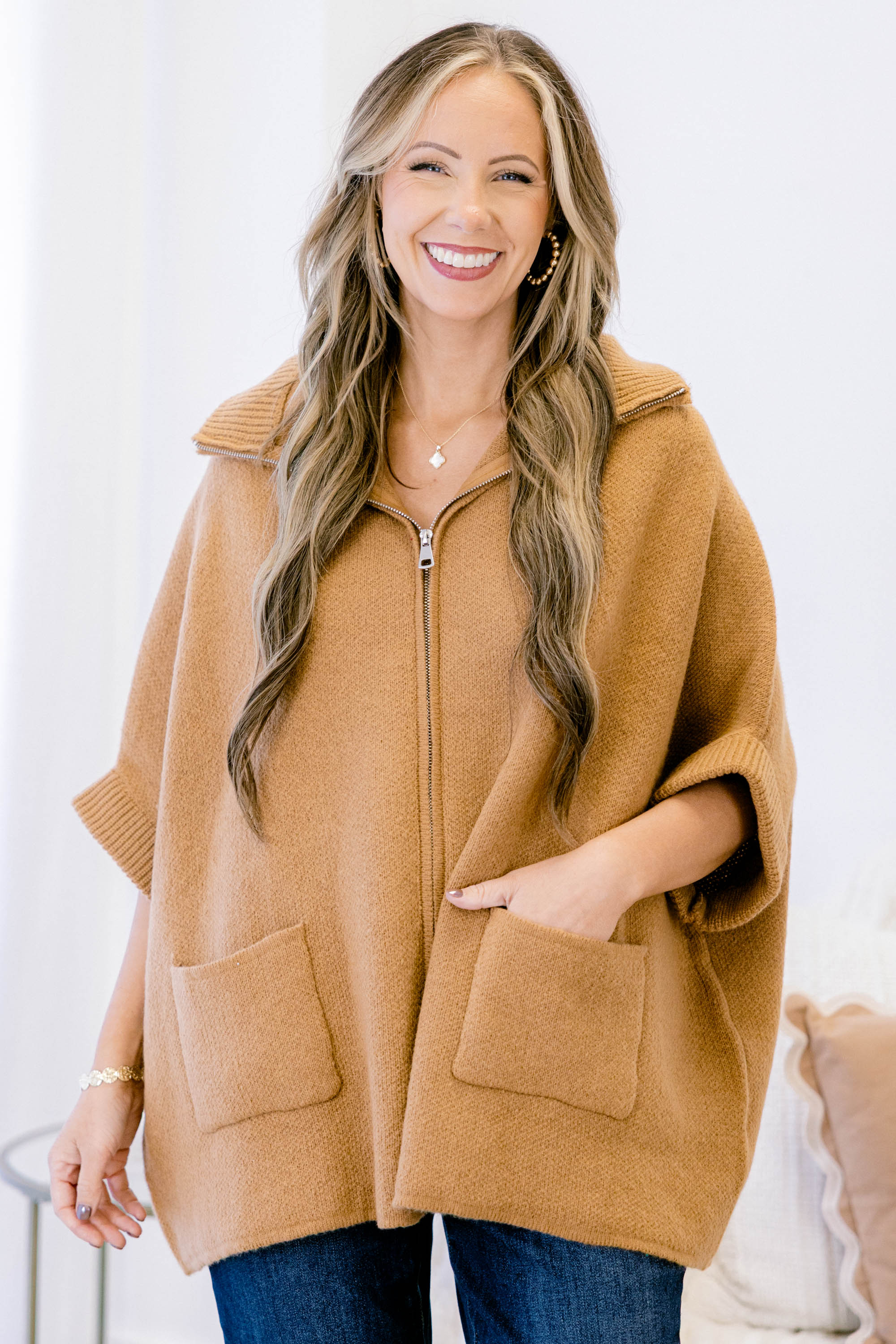 Give Me Peace Sweater, Khaki
