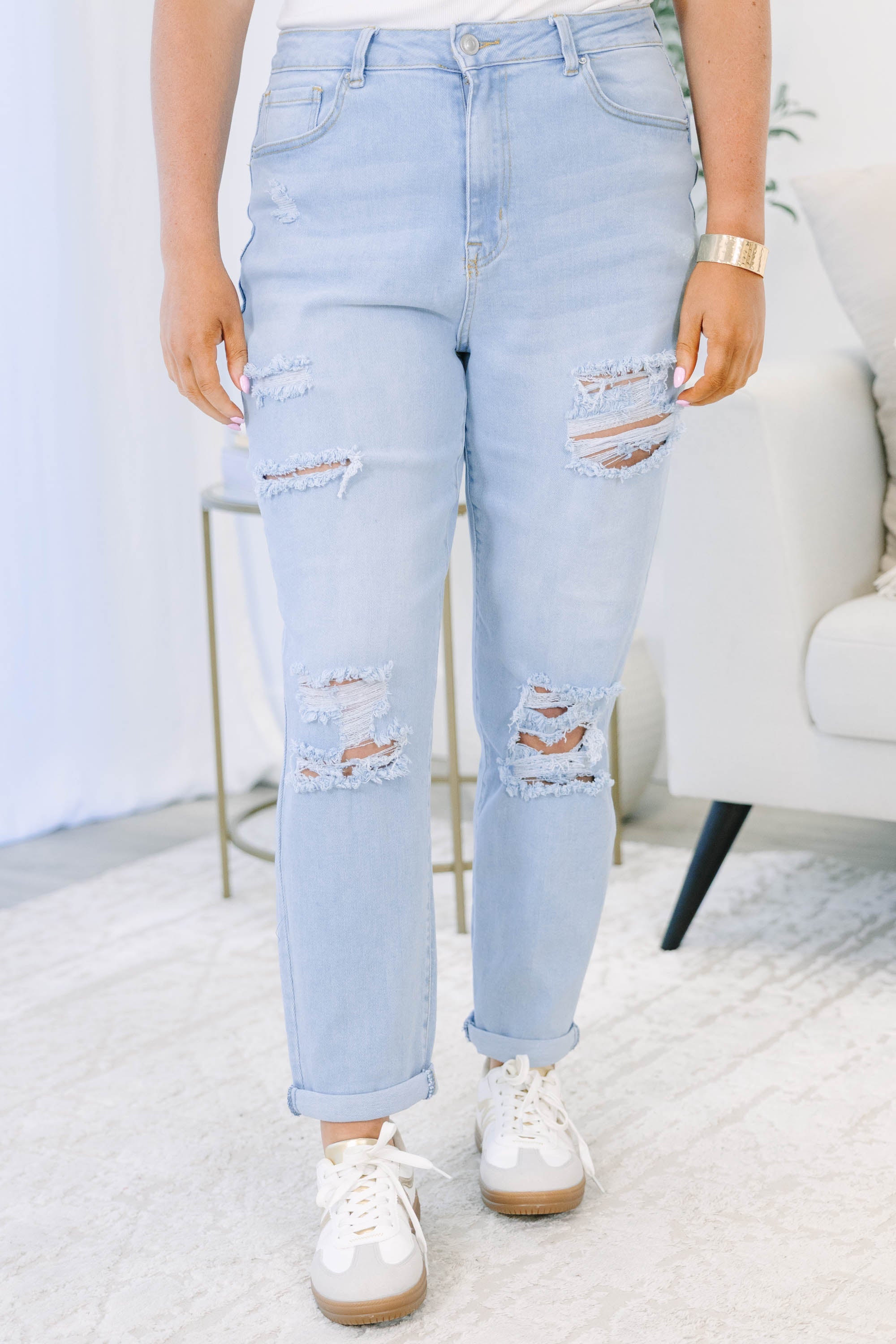 Give Me Space Jeans, Light Wash