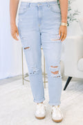 Give Me Space Jeans, Light Wash