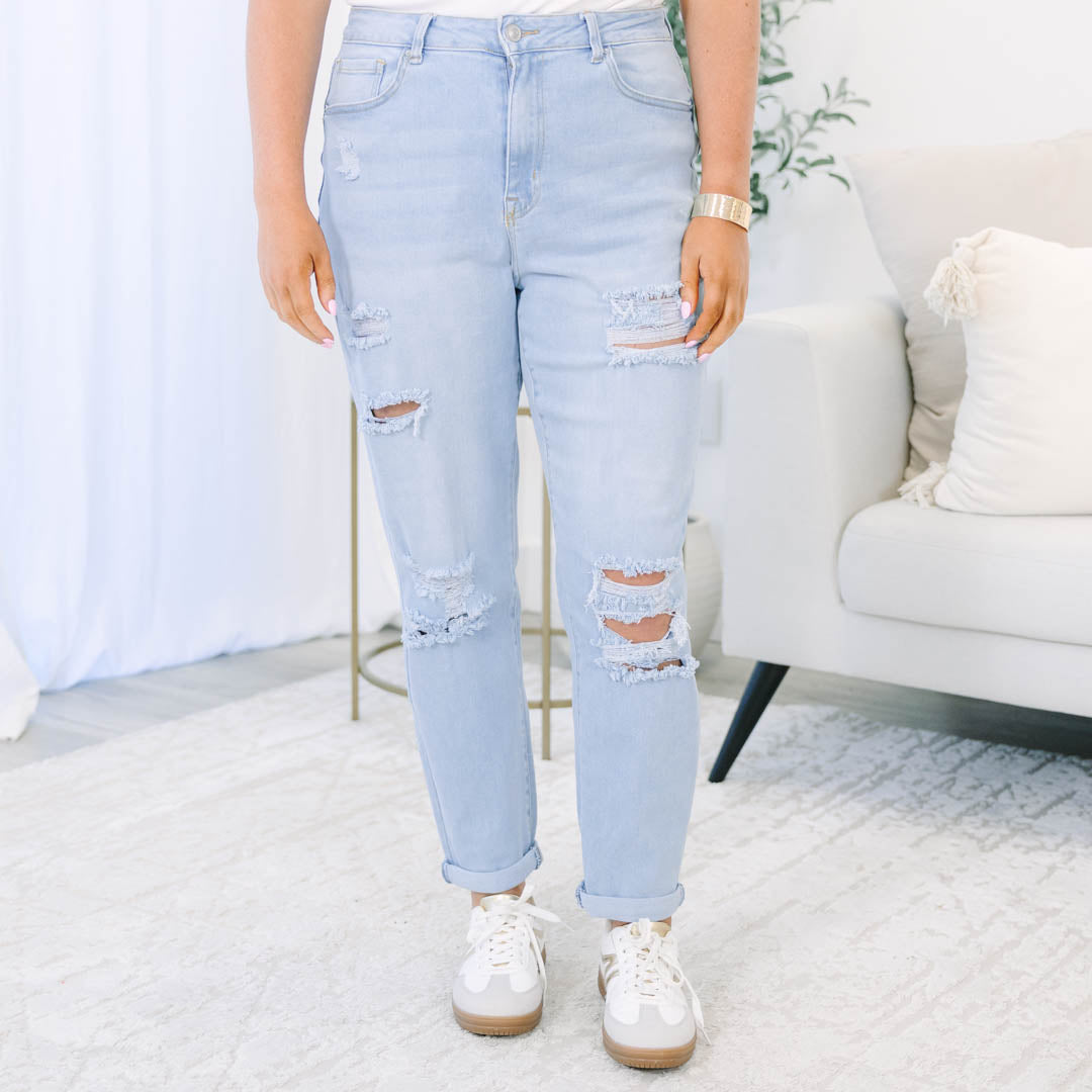 Give Me Space Jeans, Light Wash
