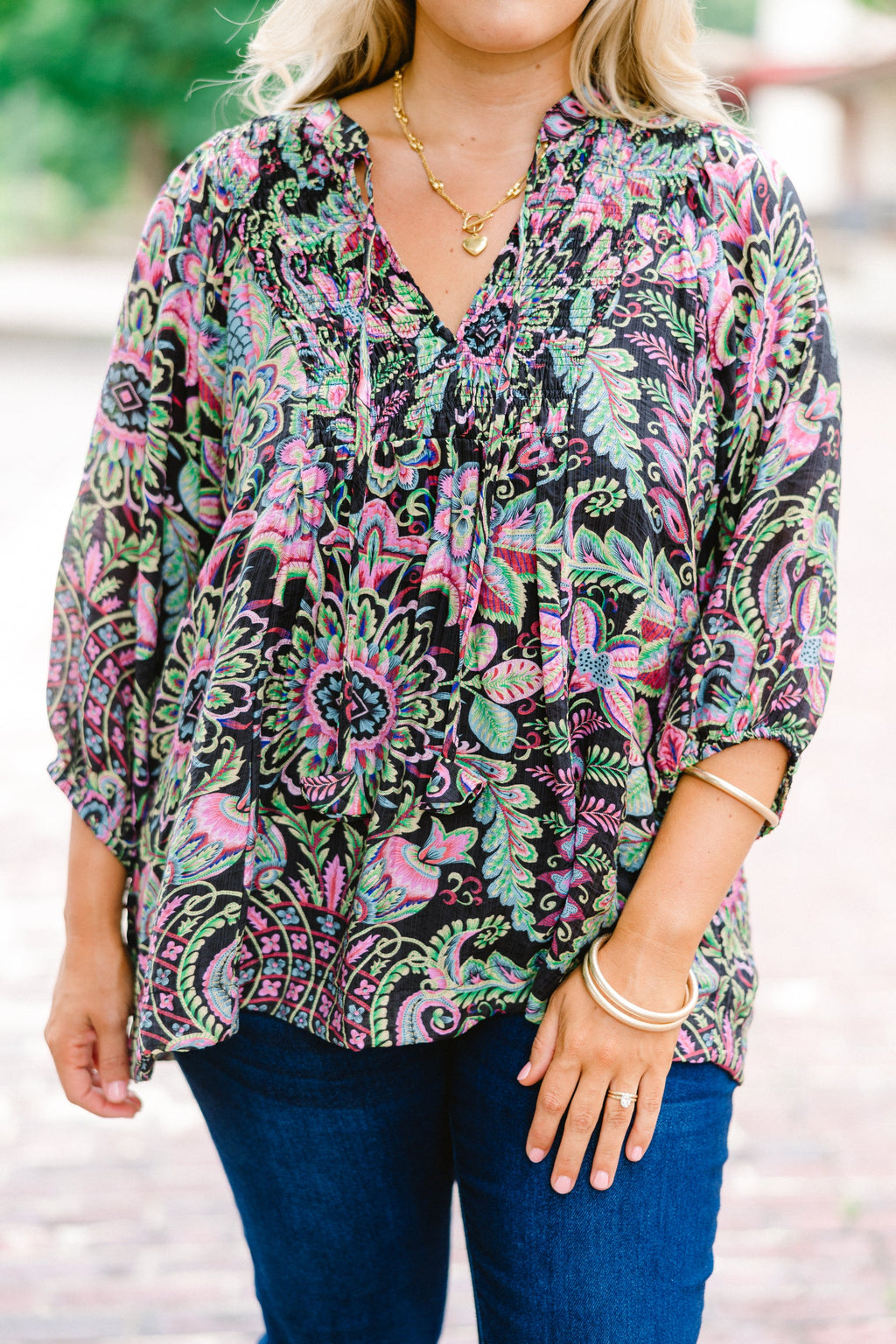 Give To Others Top, Black