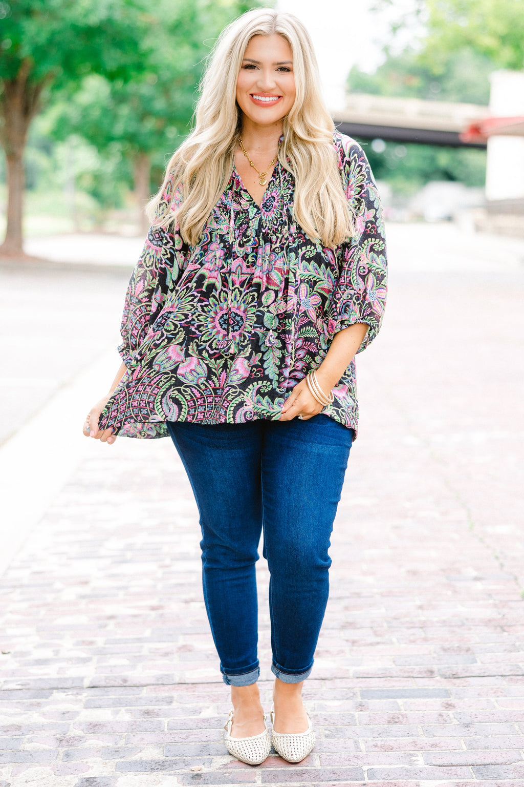 Give To Others Top, Black
