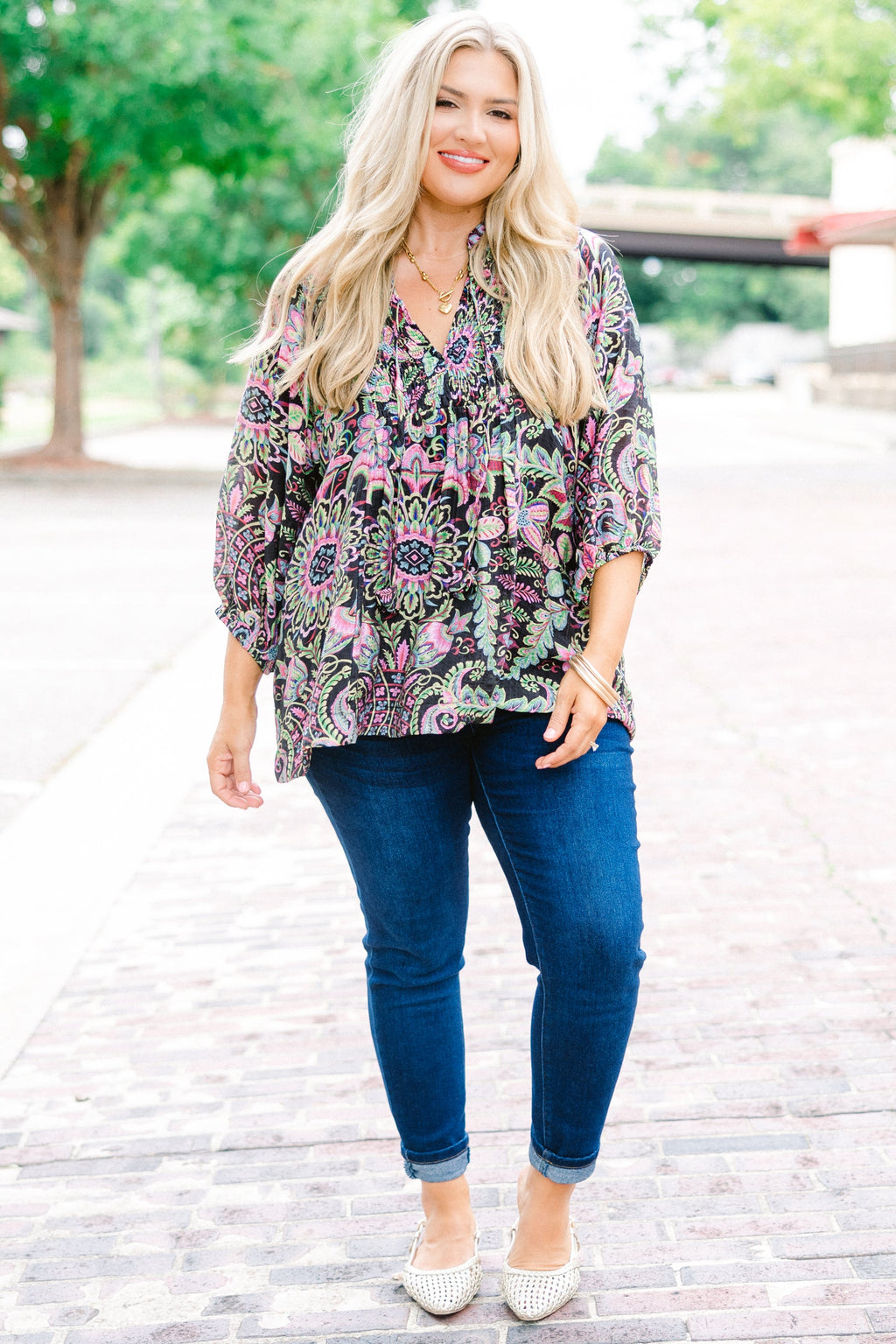 Give To Others Top, Black