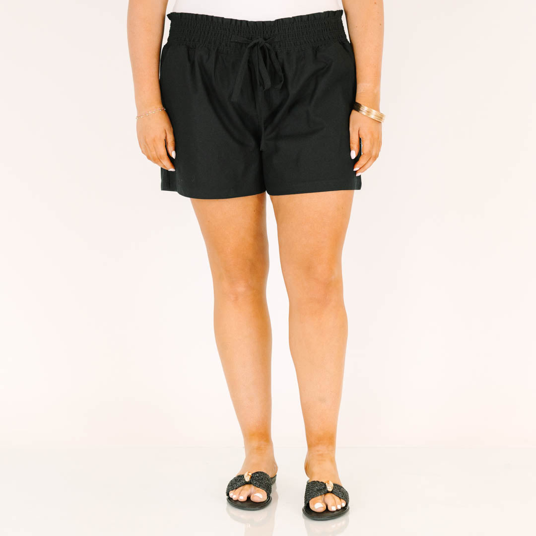Give You Attitude Shorts, Black