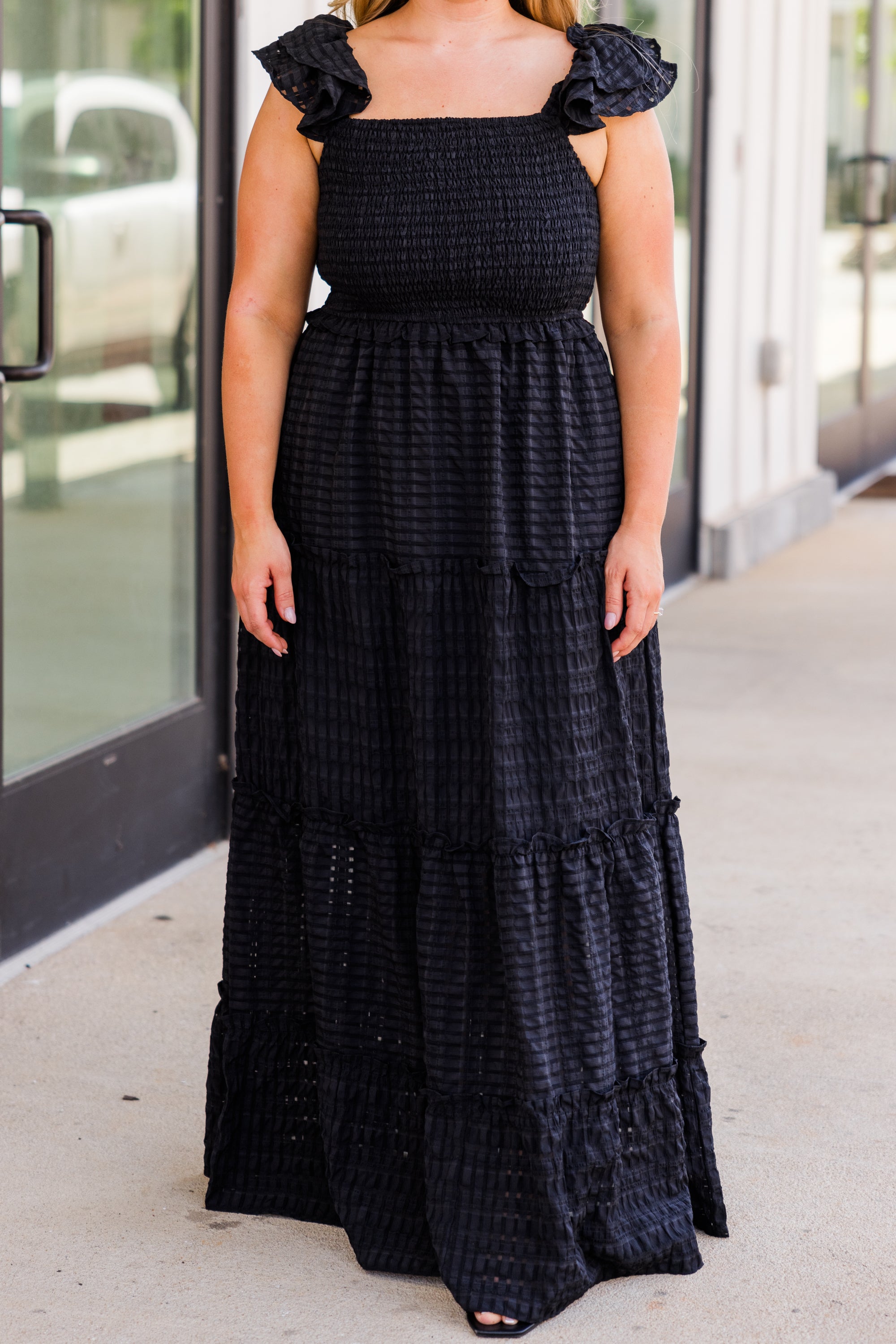 Glimpse Of Time Dress, Black