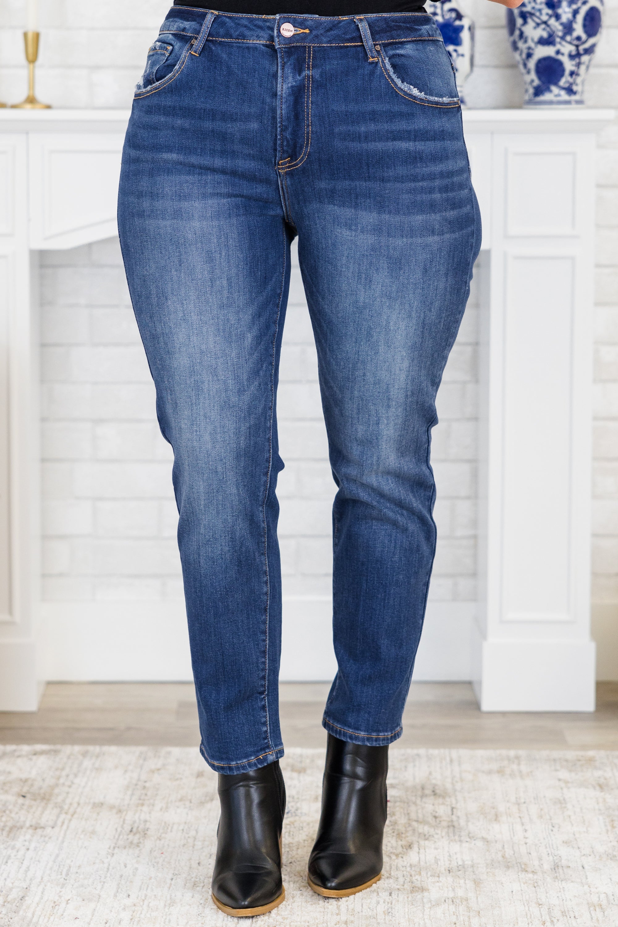 Glimpse Of Tomorrow Jeans, Dark Wash