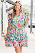 Glimpse of Summer Dress, Multi