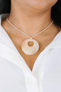 Glow Getter Necklace, Natural