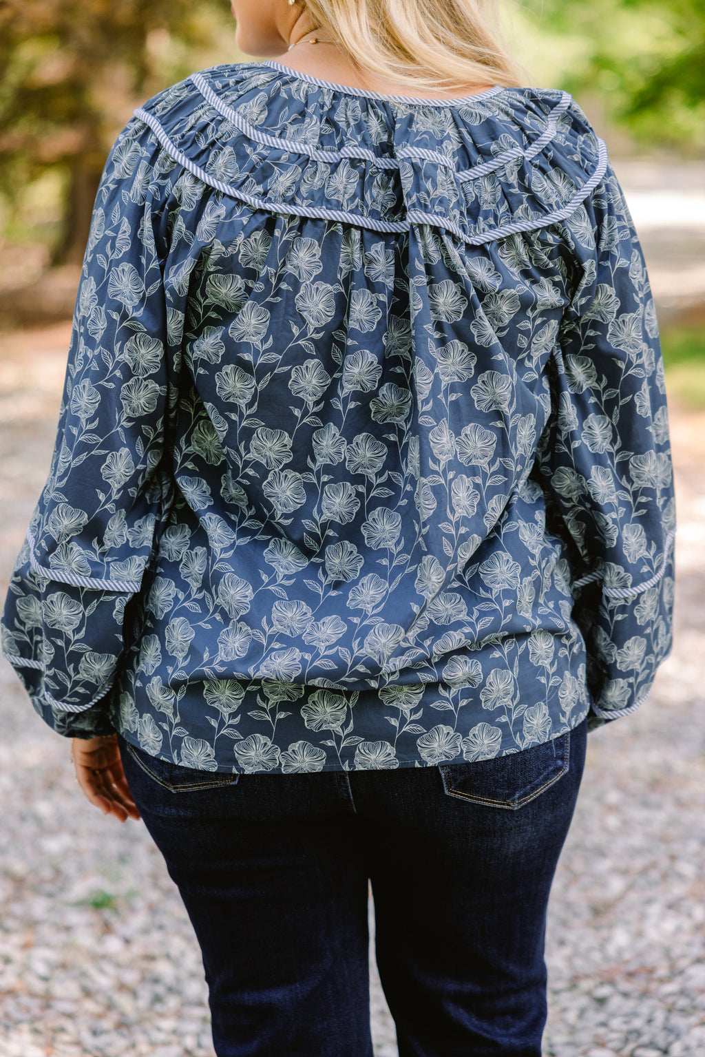 Glowing Moon Top, Blue