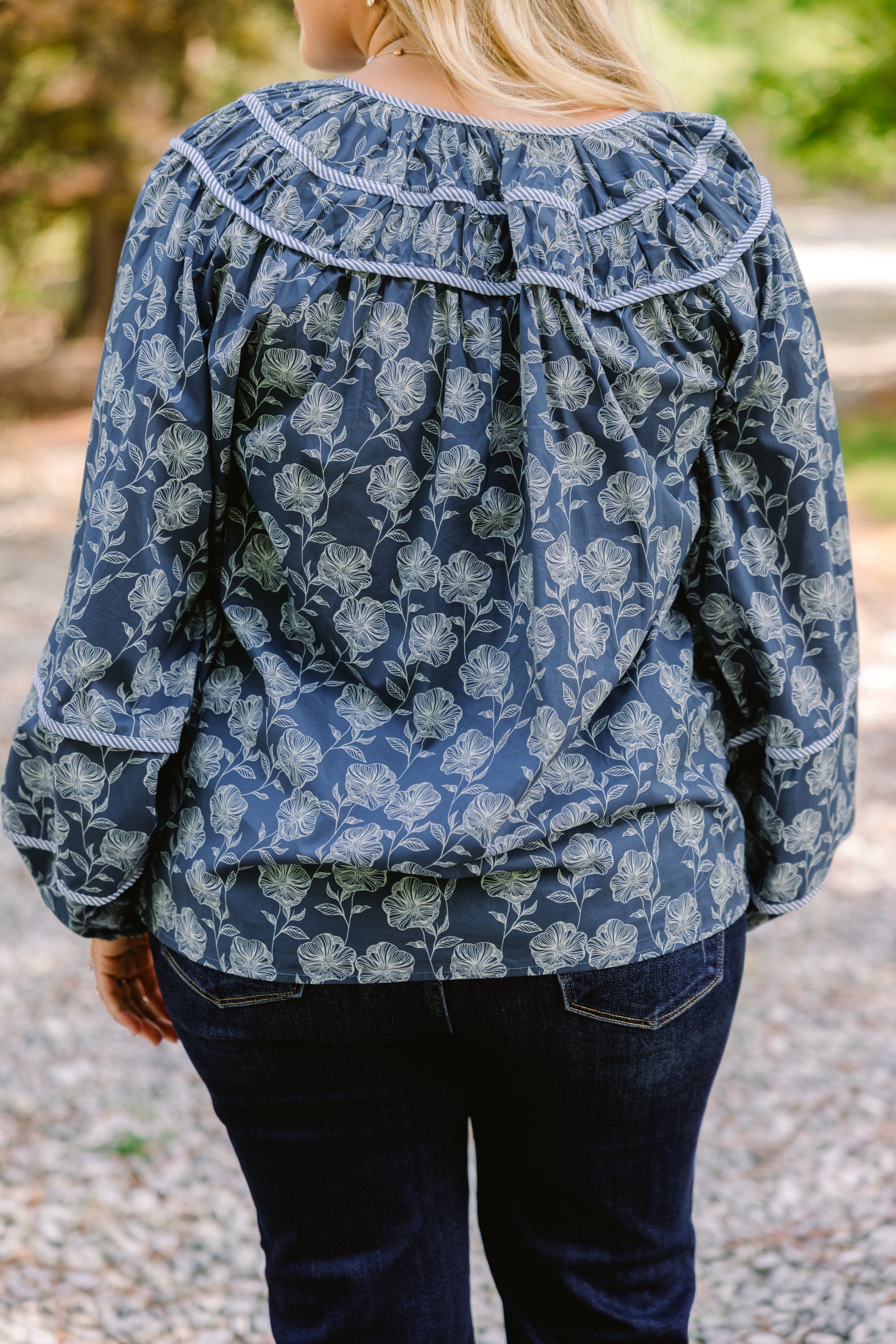 Glowing Moon Top, Blue